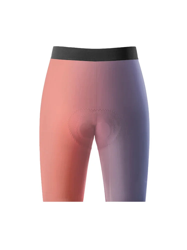 ROCKBROS Women's Artistic Gradient Performance Bike Shorts
