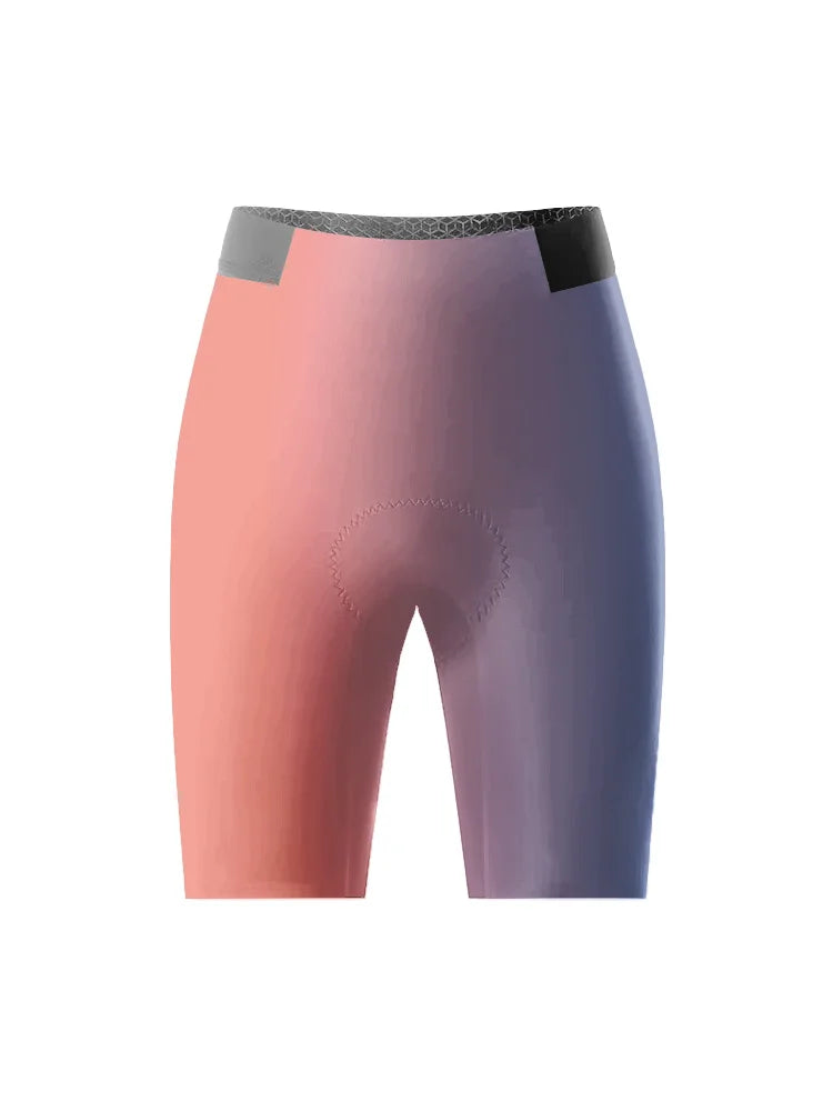 ROCKBROS Women's Artistic Gradient Performance Bike Shorts