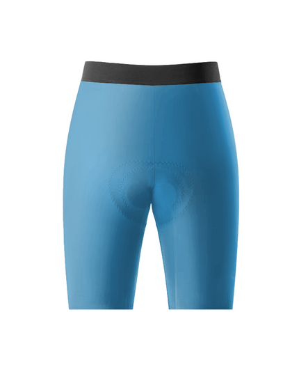 ROCKBROS Women's Solid Blue Padded Cycling Shorts