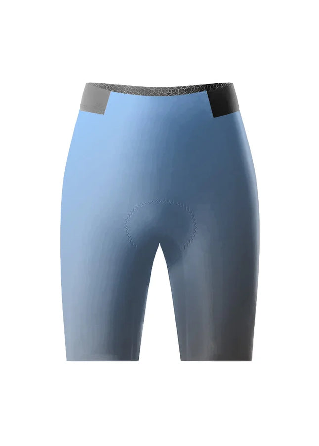ROCKBROS Women's Light Blue Padded Cycling Shorts