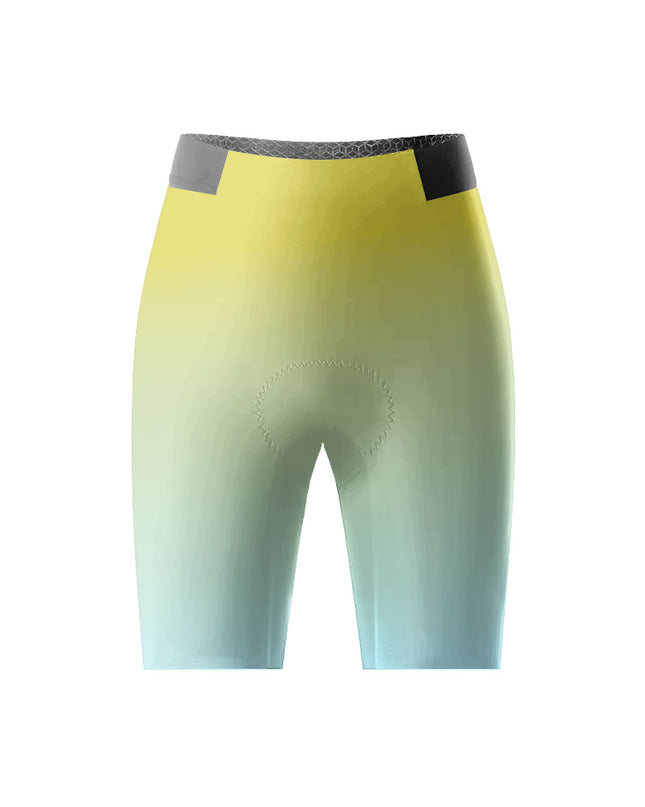 ROCKBROS Women's Ombre Citrus to Sky Cycling Bibs
