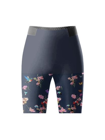 ROCKBROS Women's Tropical Floral & Bird Print Short Sleeve Cycling Jersey