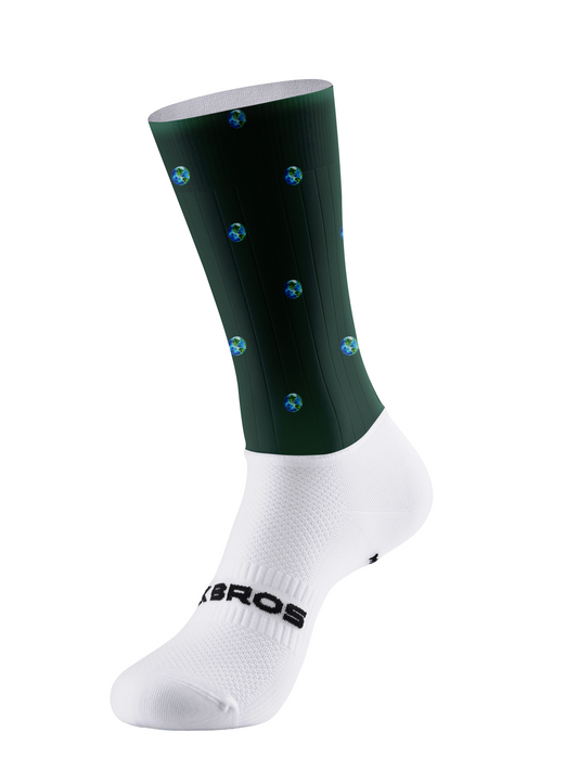 ROCKBROS "BLUE MARBLE" Minimalist Pro Aero Cycling Socks