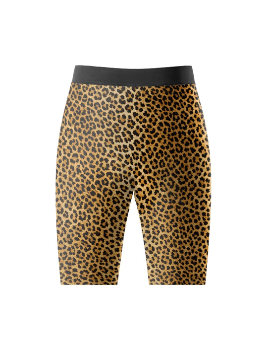 ROCKBROS Women's Untamed Leopard Print Performance Cycling Shorts