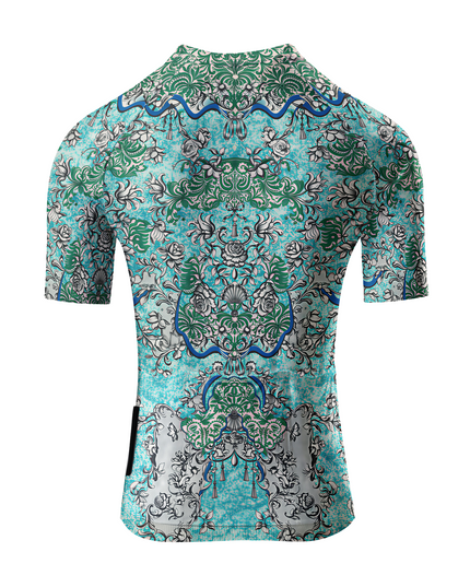ROCKBROS Women's Earth Day Limited Teal Reef Classical Filigree Jersey