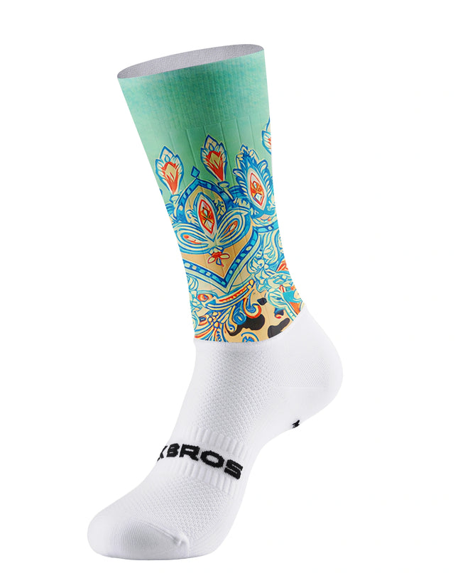 ROCKBROS Artistic Boho-Paisley Fusion Breathable Socks
