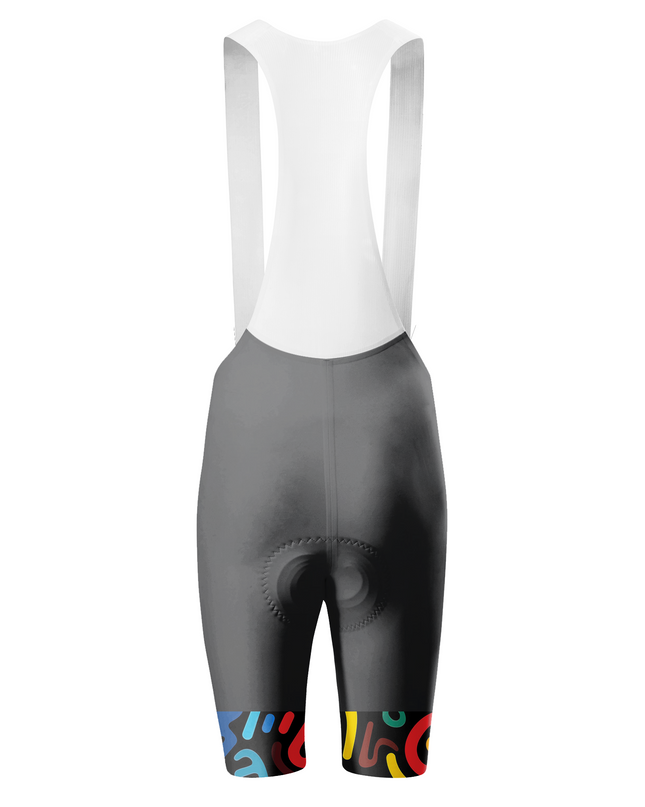 ROCKBROS Women's Unisex Colorful Abstract Doodle Cycling Jersey