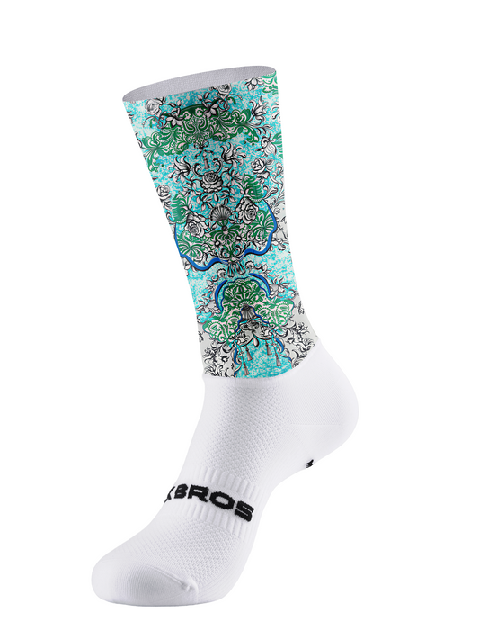 ROCKBROS Women's Earth Day Limited Teal Reef Performance Socks