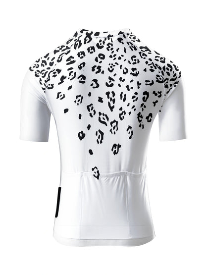 ROCKBROS Women's Coral Pop All-Weather Minimalist Patterned Bib Shorts