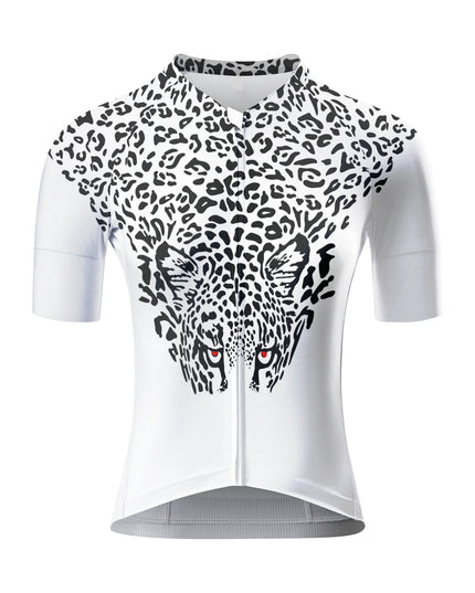 ROCKBROS Women's Savage Gaze Leopard Portrait Pro Jersey