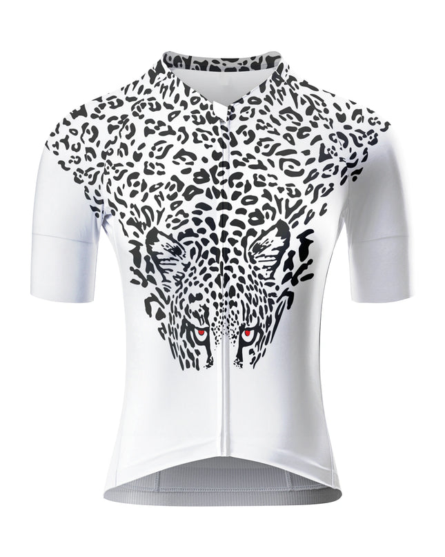ROCKBROS Women's Savage Gaze Leopard Portrait Pro Jersey
