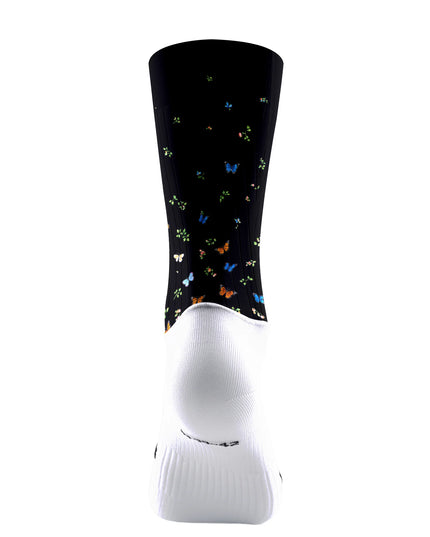 ROCKBROS Aero Socks - Midnight Meadow Butterfly Noir