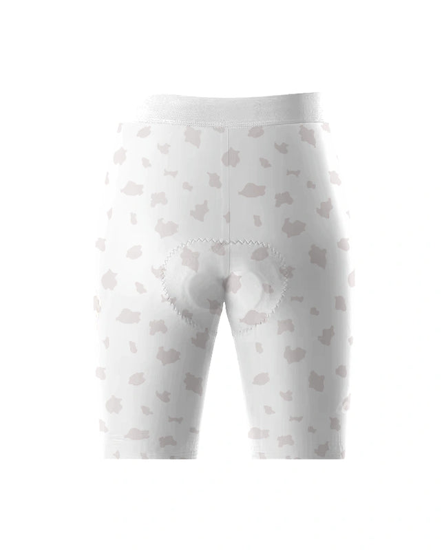 ROCKBROS Women's Sand Aura All-Weather Soft-Tone Patterned Bib Shorts