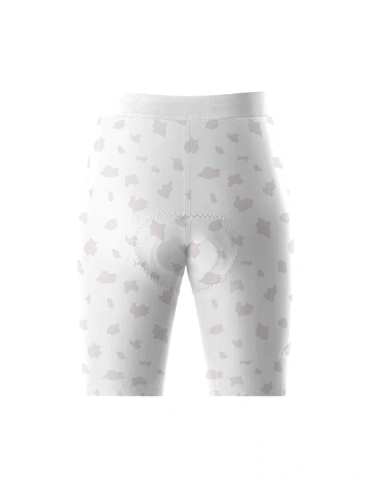 ROCKBROS Women's Sand Aura All-Weather Soft-Tone Patterned Bib Shorts