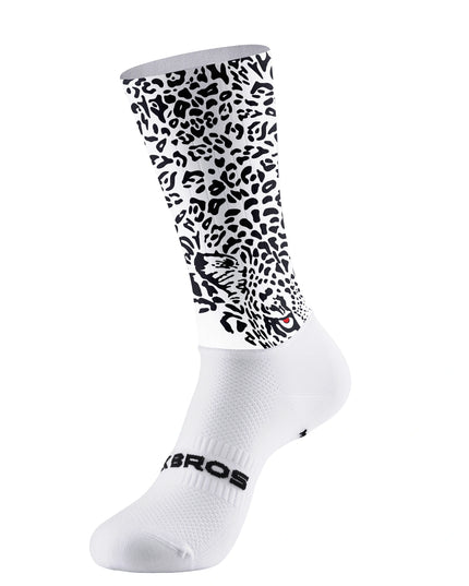 ROCKBROS Savage Gaze Leopard Portrait Performance Socks