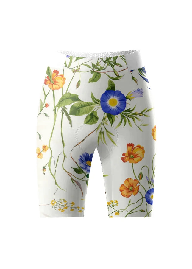 ROCKBROS Women's Wildflower Bloom Pro Cycling Bib Shorts