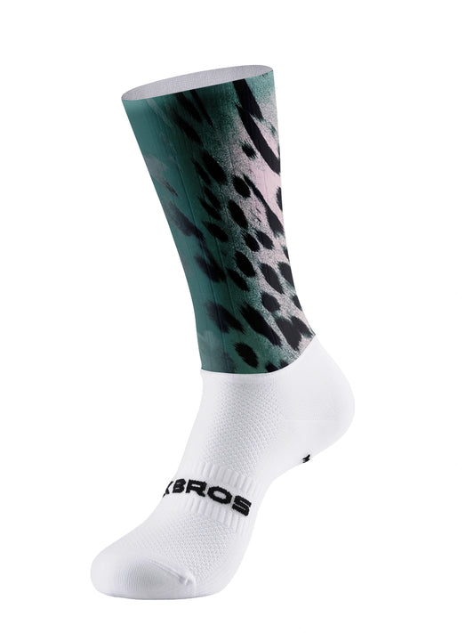 ROCKBROS Women's Twilight Pelt Gradient Fur-Texture Performance Socks