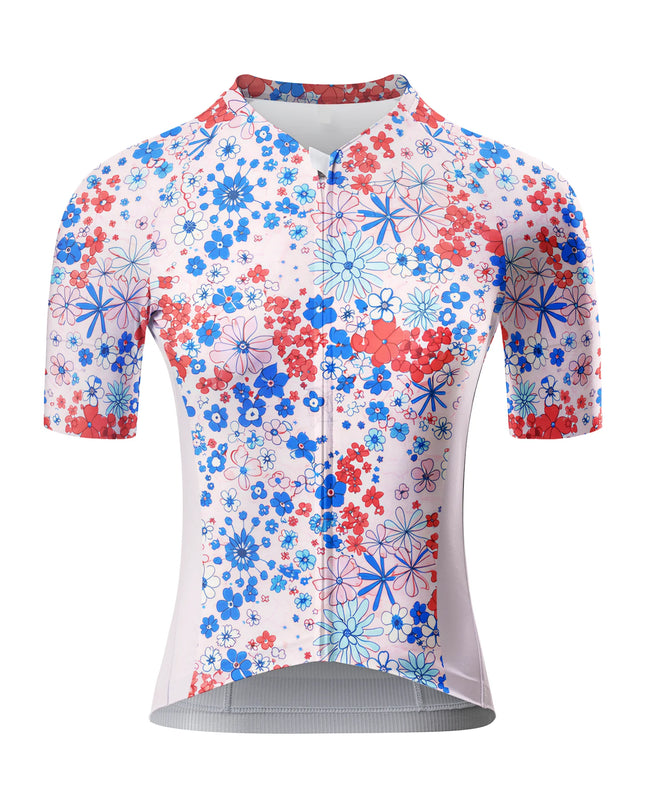 ROCKBROS Women's Wildflower Cloud All-Weather Impressionist Pro Jersey