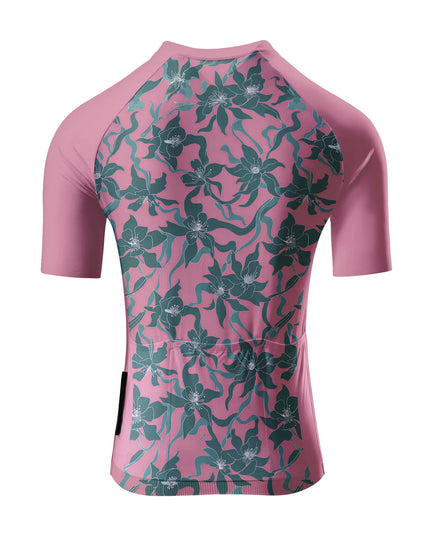 ROCKBROS Women's Midnight Ivy Botanical Art Pro Jersey