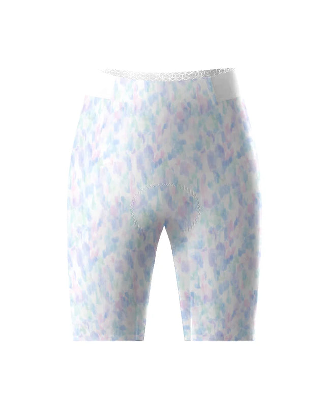 ROCKBROS Women's Cloud-Nine Pastel Stippling High-Waist Shorts