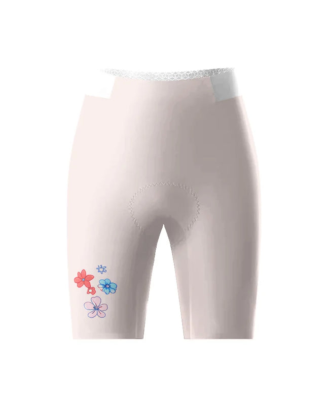 ROCKBROS Women's Floral Accent Minimalist Artistic Shorts
