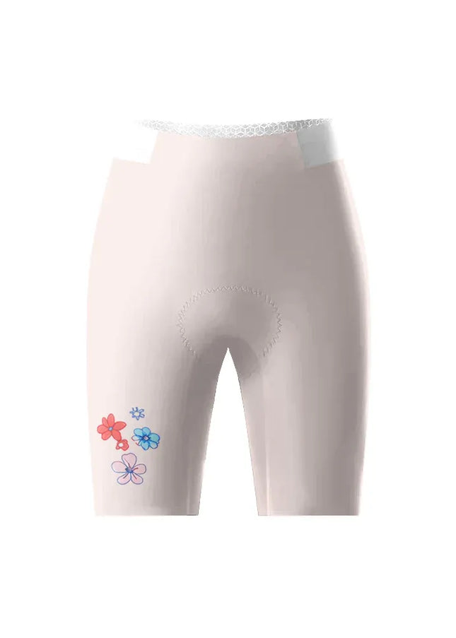 ROCKBROS Women's Floral Accent Minimalist Artistic Shorts