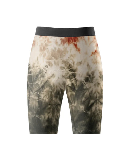 ROCKBROS Women's Earth-Tone Smoke Tie-Dye Performance Shorts
