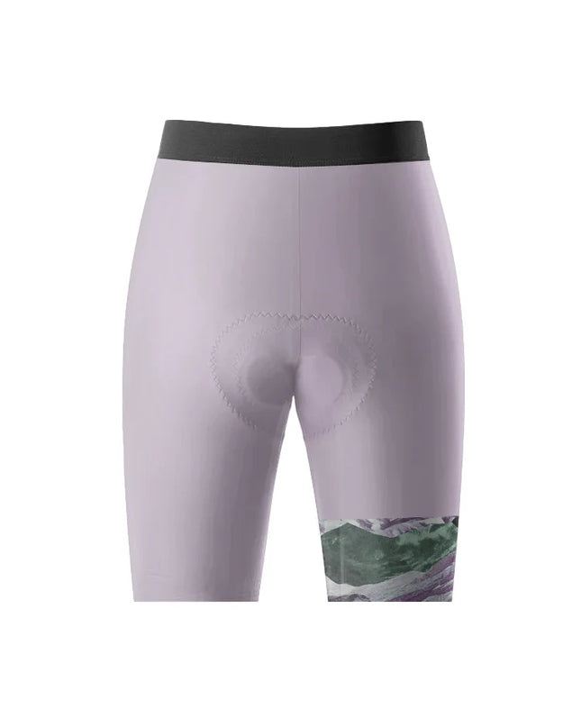 ROCKBROS Women's Mountain Edge Landscape-Bordered Shorts