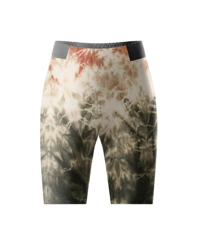 ROCKBROS Women's Earth-Tone Smoke Tie-Dye Performance Shorts