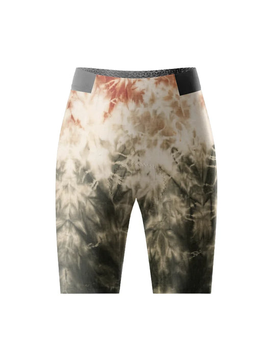 ROCKBROS Women's Earth-Tone Smoke Tie-Dye Performance Shorts