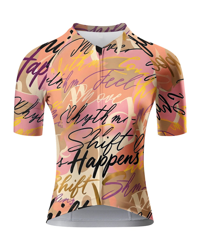 ROCKBROS Women’s "Shift Happens" Street-Art Graffiti Aero Jersey