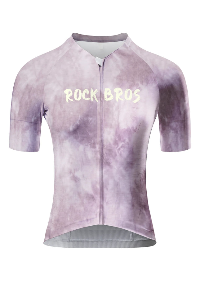 ROCKBROS Women's Lavender Mist Tie-Dye Pro Aero Jersey