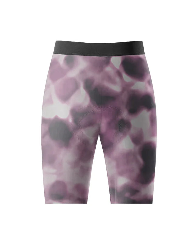 ROCKBROS Women's Aura Smoke All-Weather Watercolor Art Bib Shorts