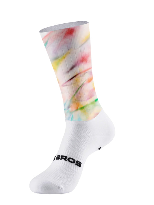 ROCKBROS Women's Prismatic Flow Artistic Performance Cycling Socks