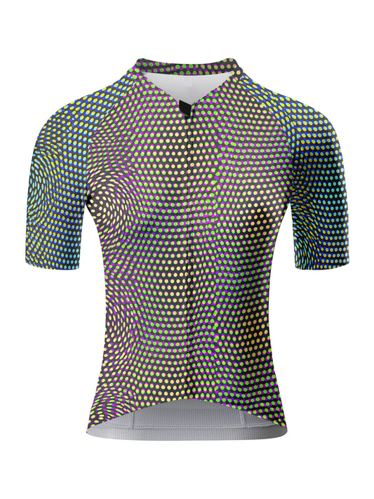 ROCKBROS Women's Optical Illusion All-Weather Pop-Art Pro Jersey