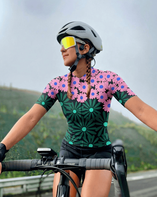 ROCKBROS Women's Bold Bloom Pro Aero Cycling Bibs