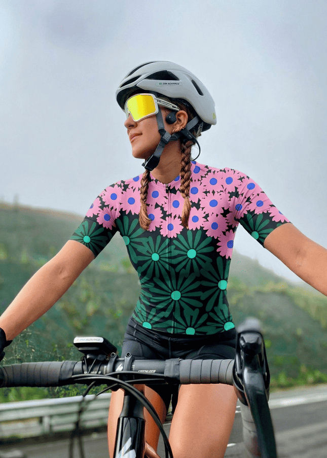 ROCKBROS Women's Bold Bloom Pro Aero Cycling Bibs