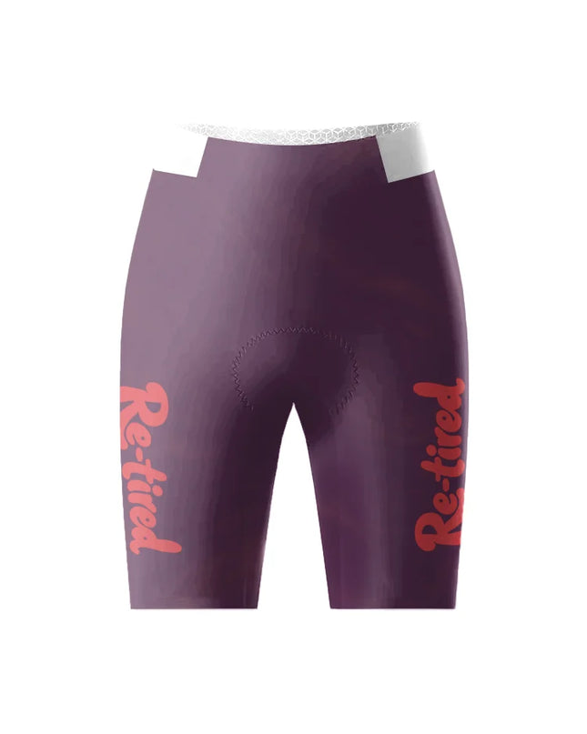 ROCKBROS Women's "Re-tired" Purple Gradient Aerodynamic Cycling Set
