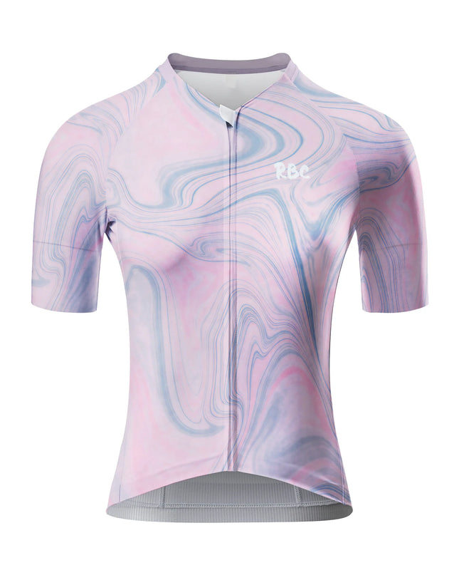 ROCKBROS Women's Pastel Nebula Fluid Marble Pro Jersey