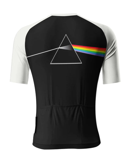ROCKBROS Men's Prismatic Rhythm Pink Floyd Tribute Pro Bib Shorts