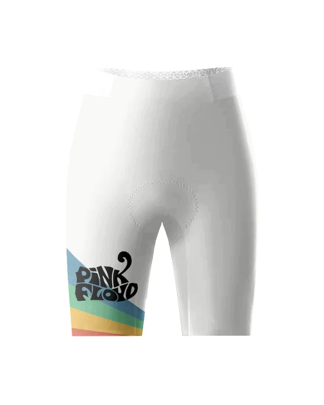 ROCKBROS Men's Prismatic Rhythm Pink Floyd Tribute Pro Bib Shorts