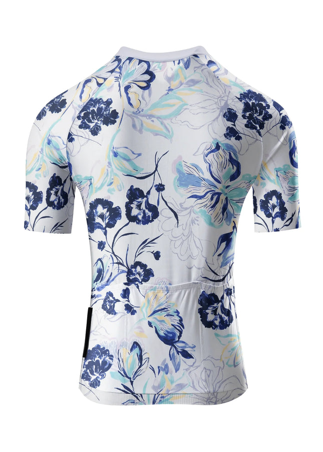 ROCKBROS Women's Ceramic Bloom Hand-Painted Botanical Pro Jersey