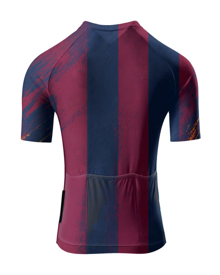 ROCKBROS Women's Abstract Striped Graphic Performance Short Sleeve Cycling Jersey