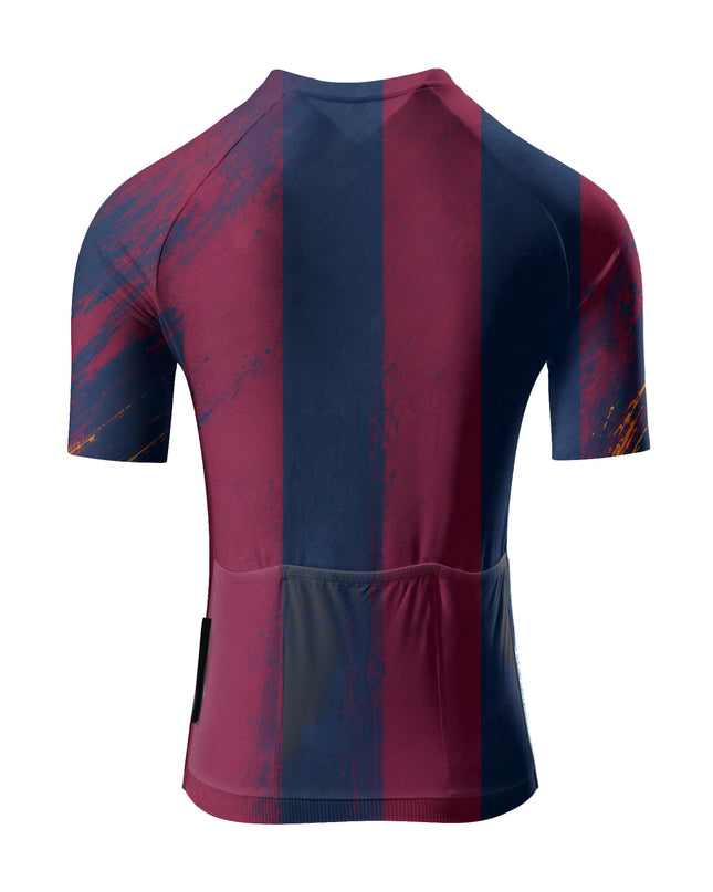 ROCKBROS Women's Abstract Striped Graphic Performance Short Sleeve Cycling Jersey