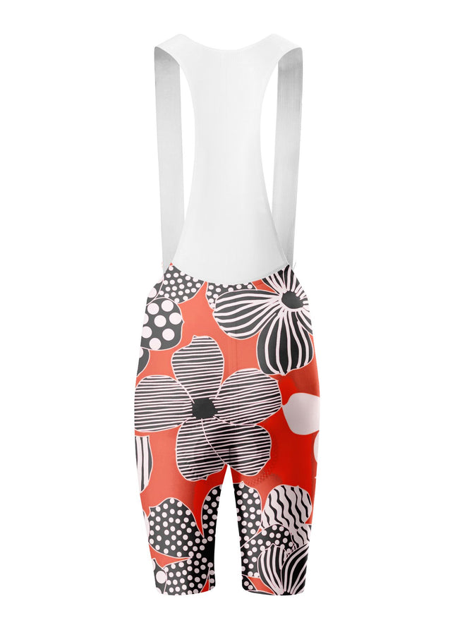 ROCKBROS Women's Pop Art Floral Striped Short Sleeve Cycling Set
