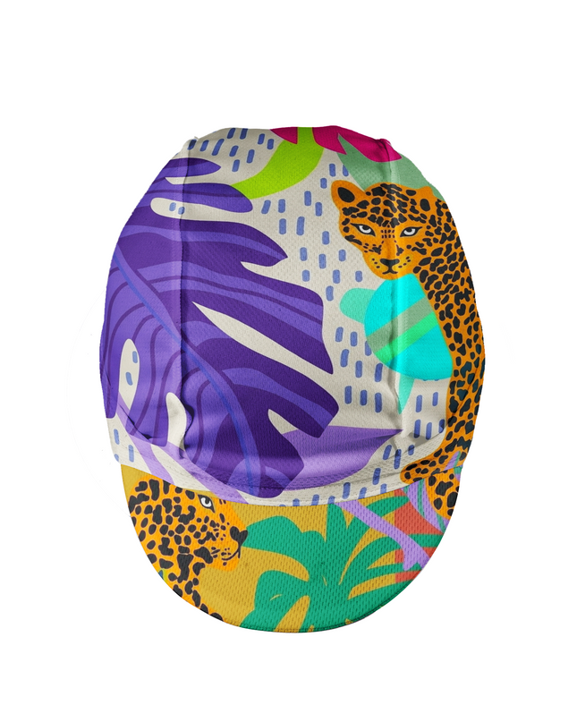 ROCKBROS Tropical Leopard Print Cycling Cap