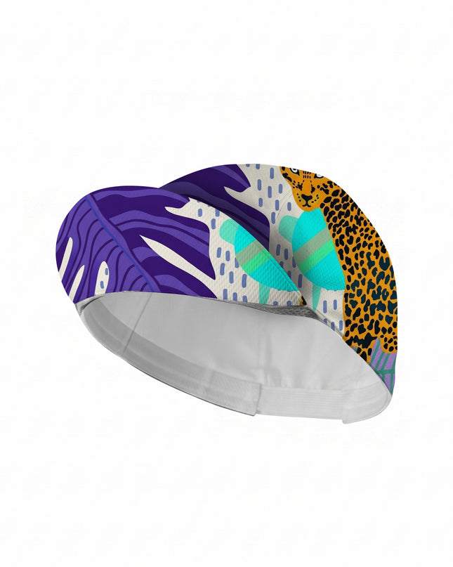 ROCKBROS Tropical Leopard Print Cycling Cap