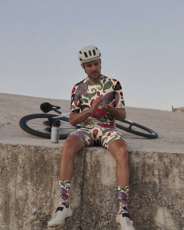 ROCKBROS Paisley Series Breathable Cycling Socks