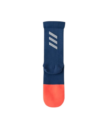 One Size Reflective Stripe Mid-Calf Cycling Socks