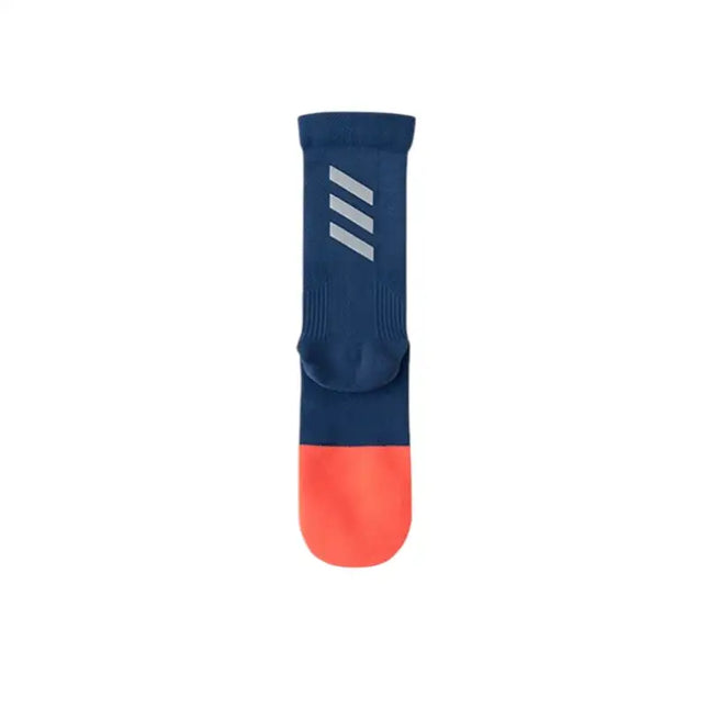 One Size Reflective Stripe Mid-Calf Cycling Socks